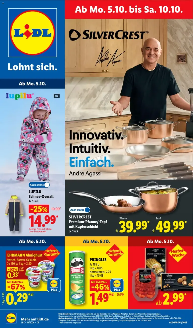Lidl Německo leták od 05.10.2026