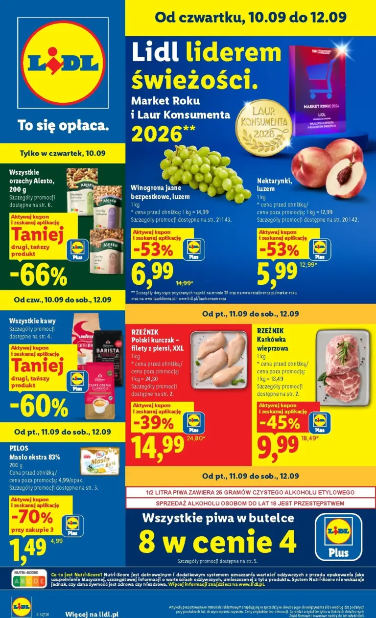 Lidl Polsko leták od 10.09.2026