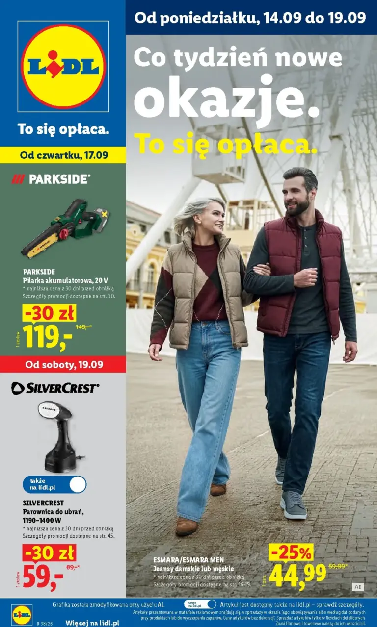 Lidl Polsko leták od 14.09.2026
