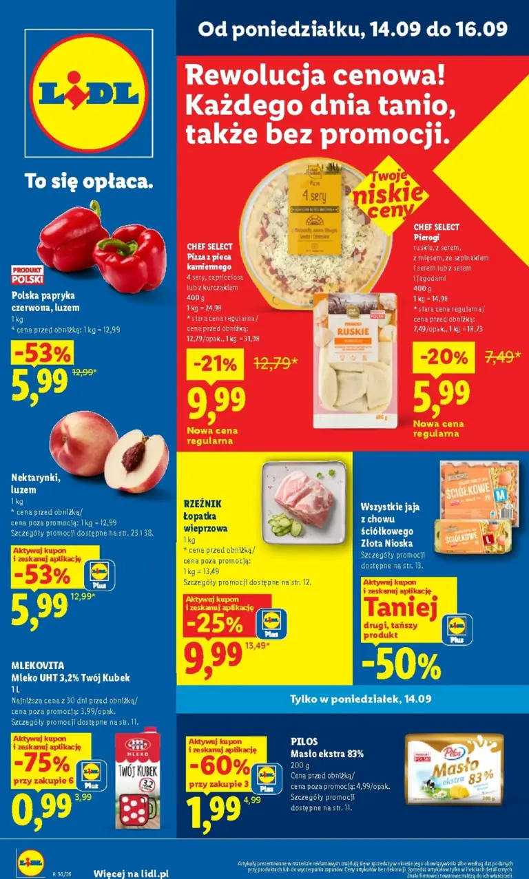 Lidl Polsko leták od 14.09.2026