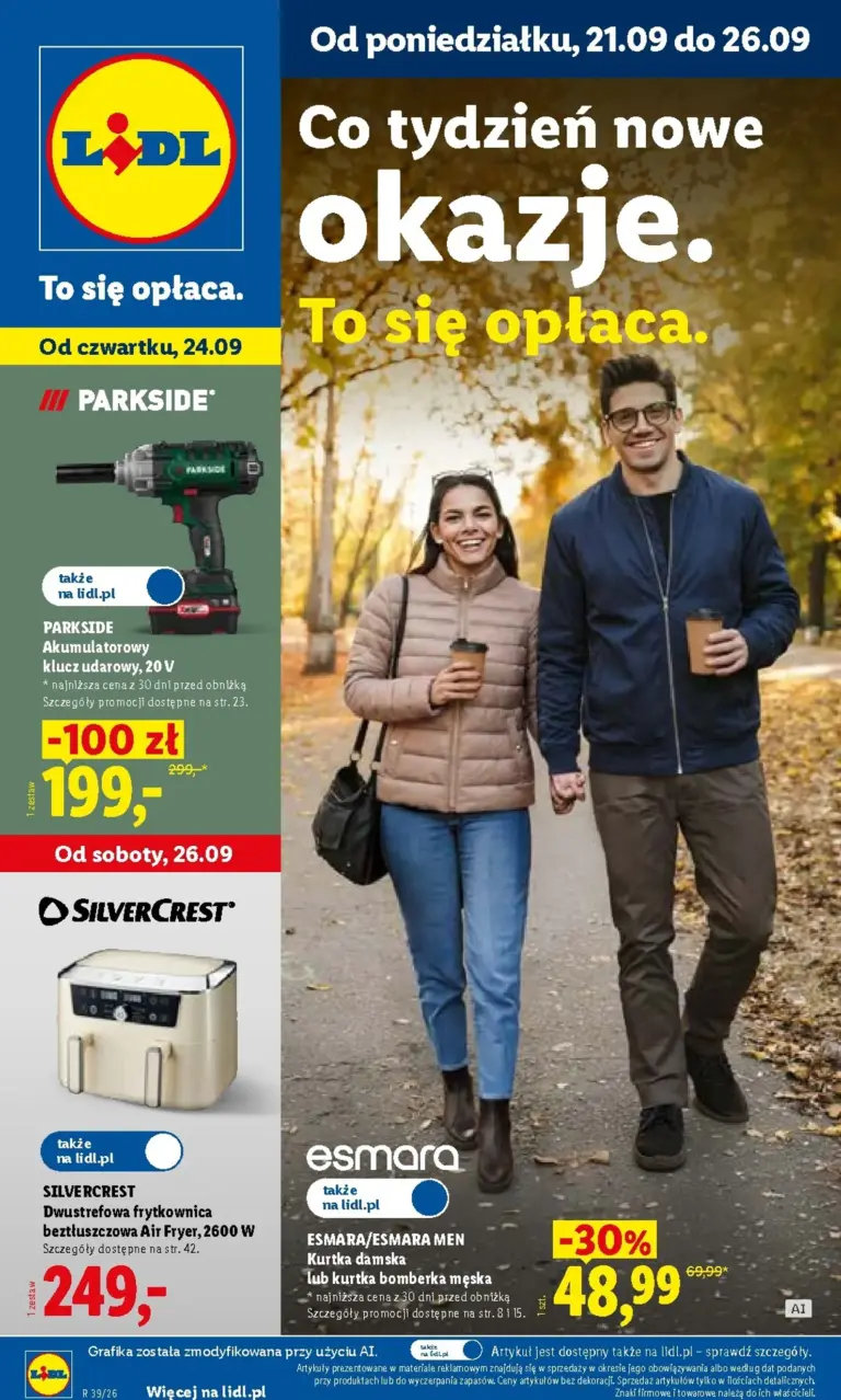 Lidl Polsko leták od 21.09.2026