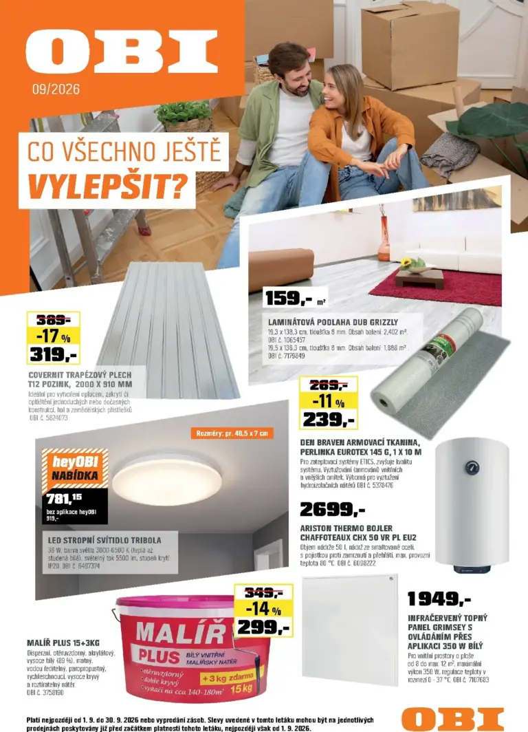 OBI leták od 01.09.2026