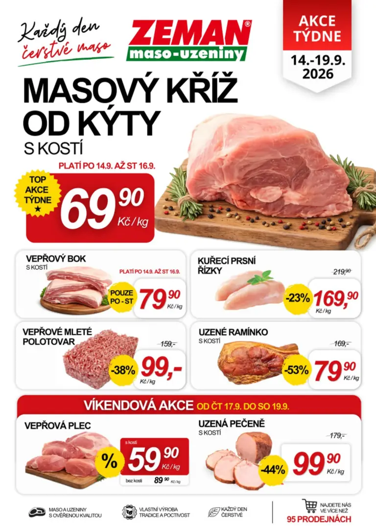 Prodejny Zeman leták od 14.09.2026
