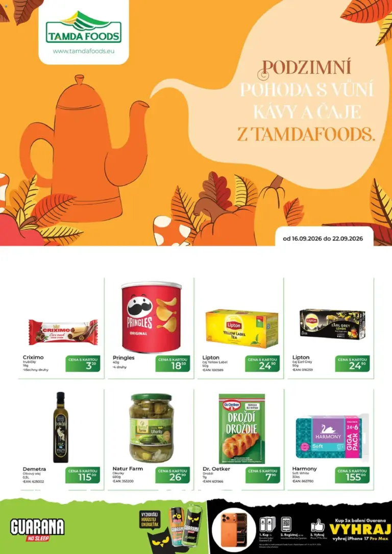 Tamda Foods leták od 16.09.2026