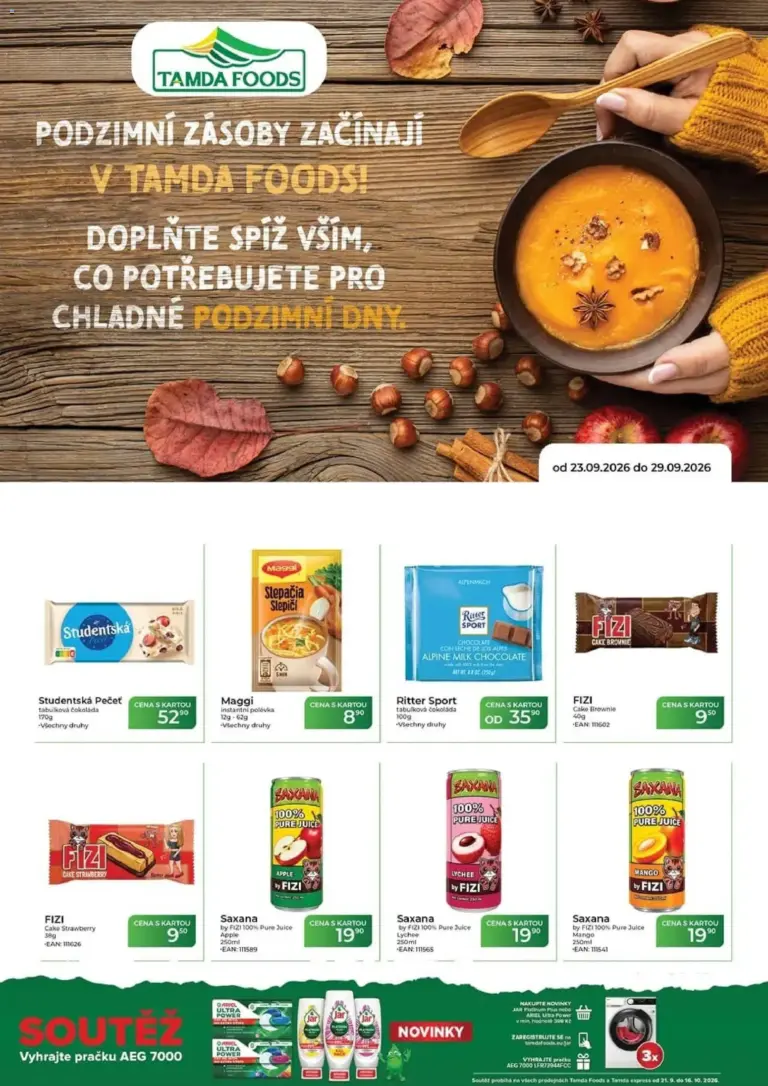 Tamda Foods leták od 23.09.2026