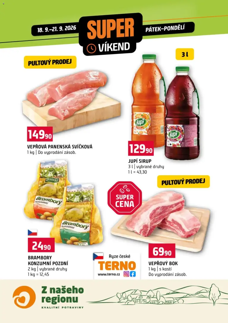 Terno leták od 18.09.2026