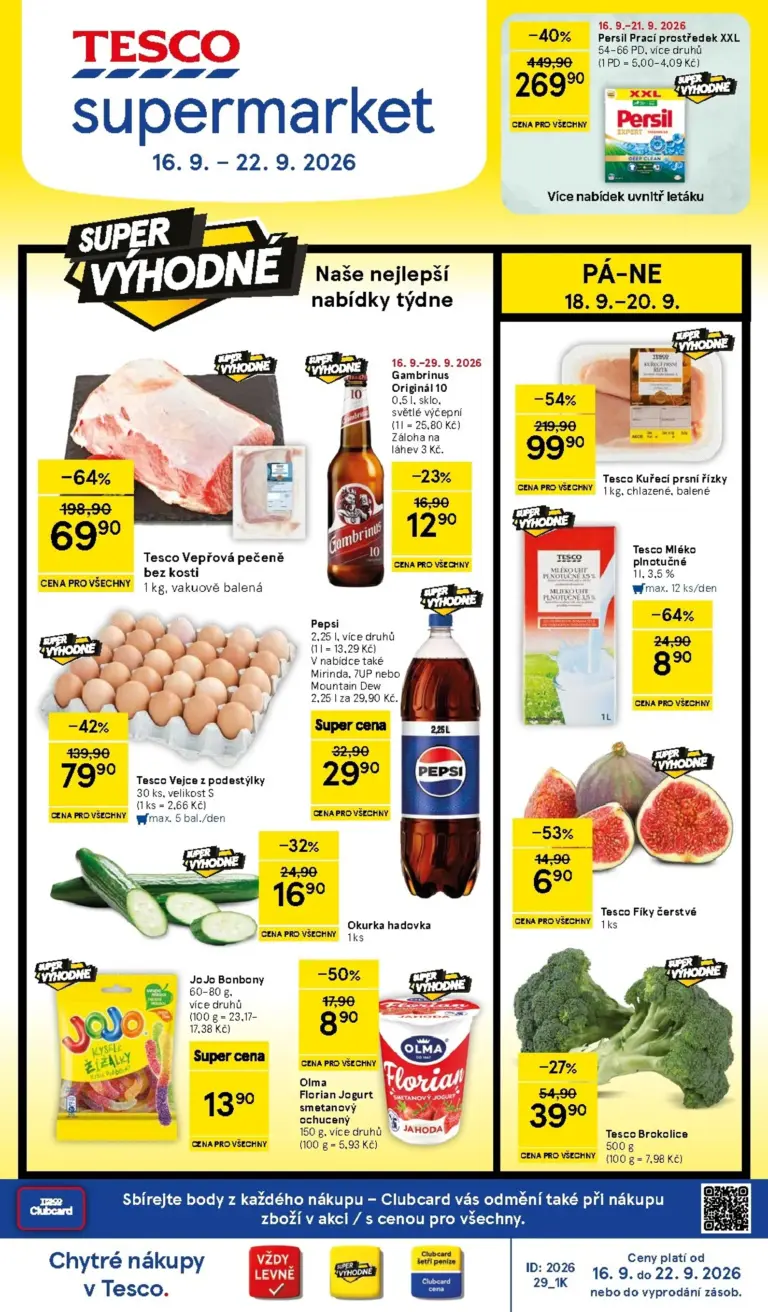 Tesco leták od 16.09.2026