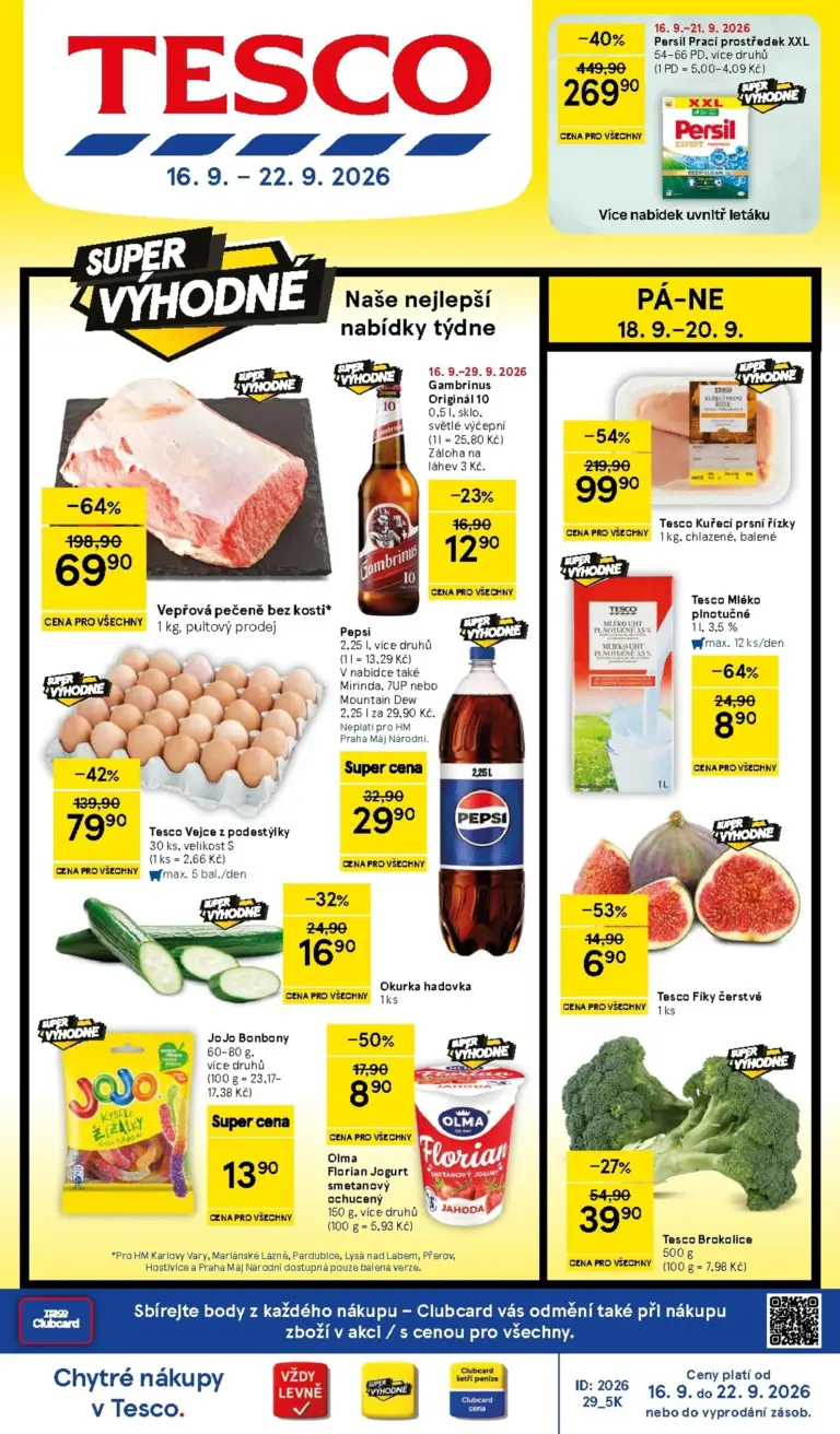 Tesco leták od 16.09.2026
