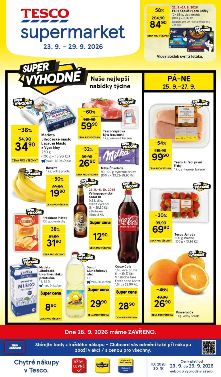 Tesco leták od 23.09.2026