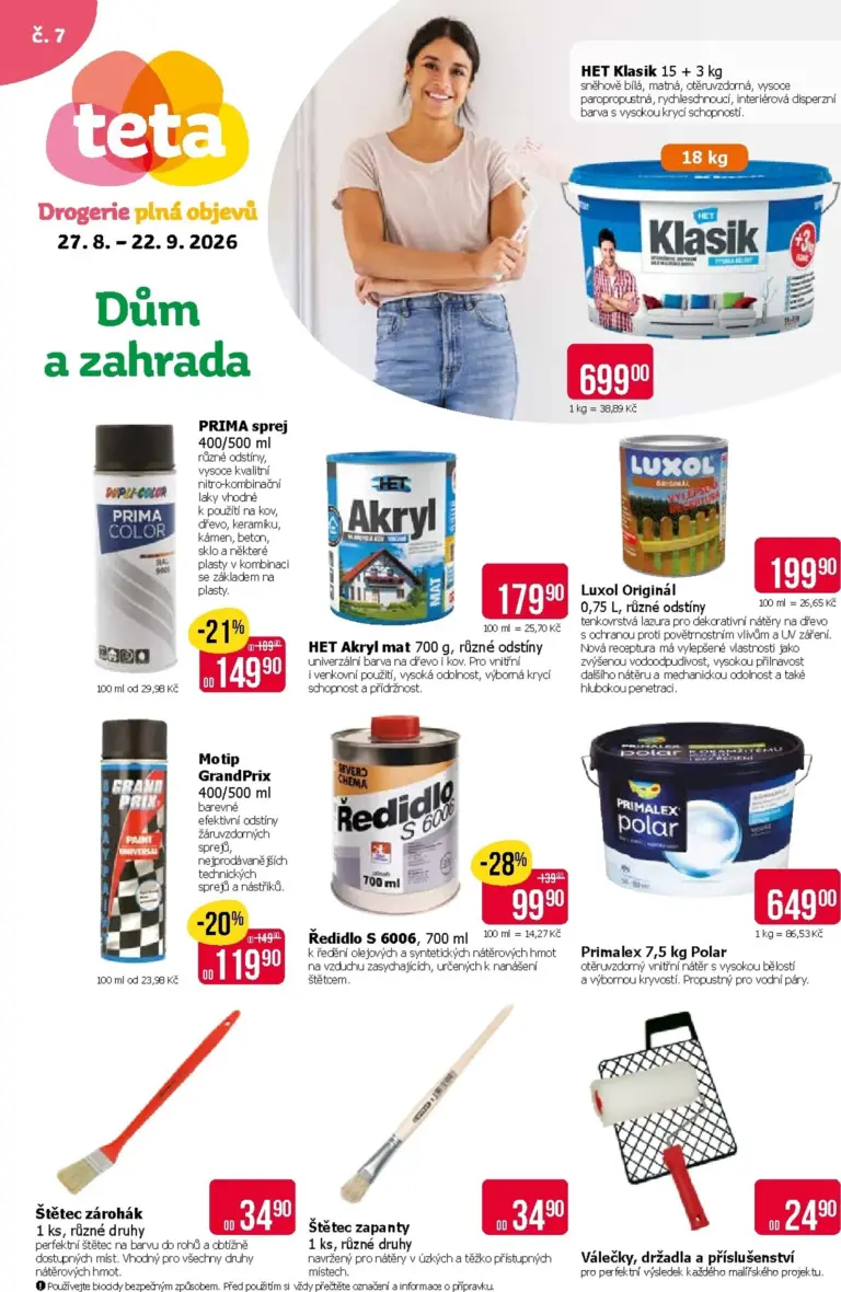 TETA Drogerie leták od 27.08.2026