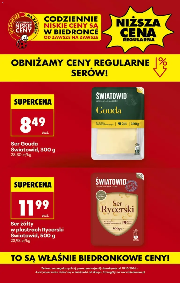 Biedronka Polsko leták od 19.10.2026