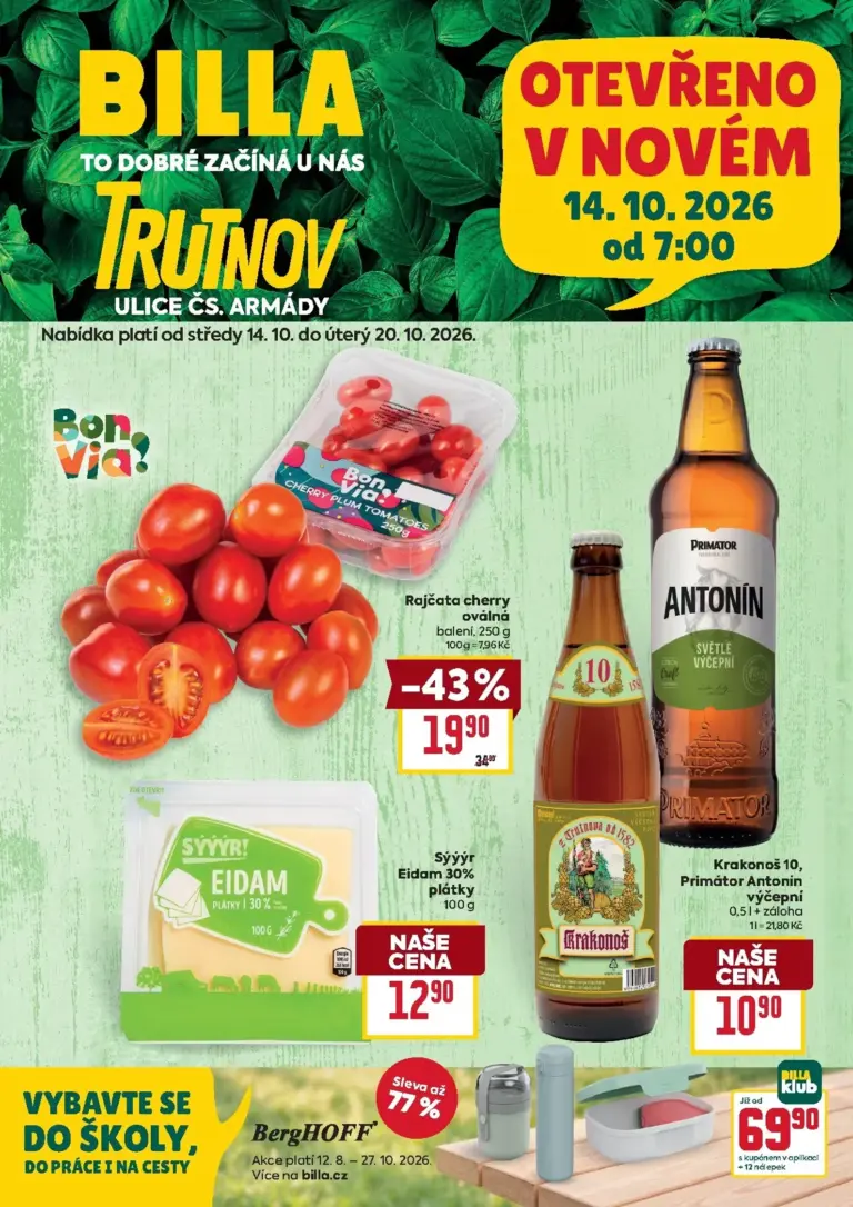 Billa leták od 14.10.2026