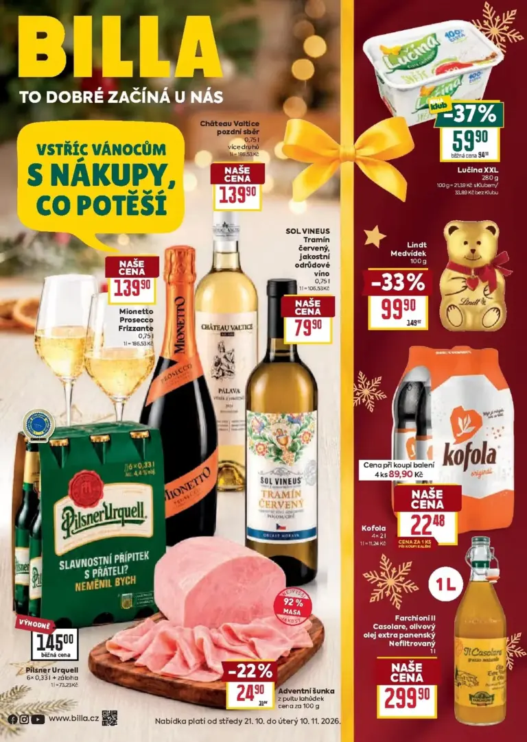 Billa leták od 21.10.2026
