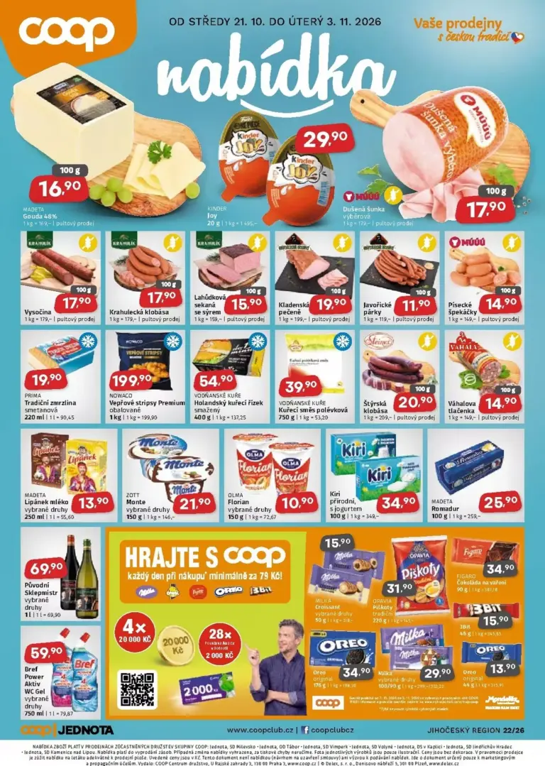 Coop leták od 21.10.2026