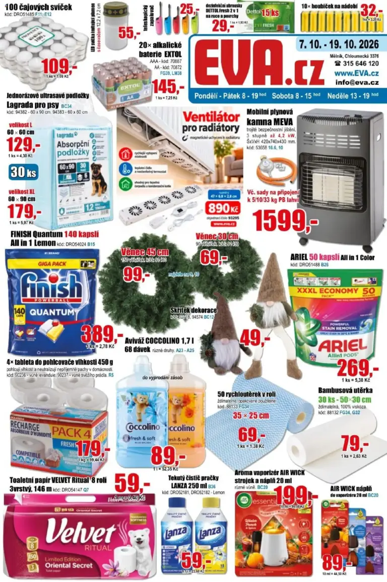 Eva supermarket leták od 07.10.2026