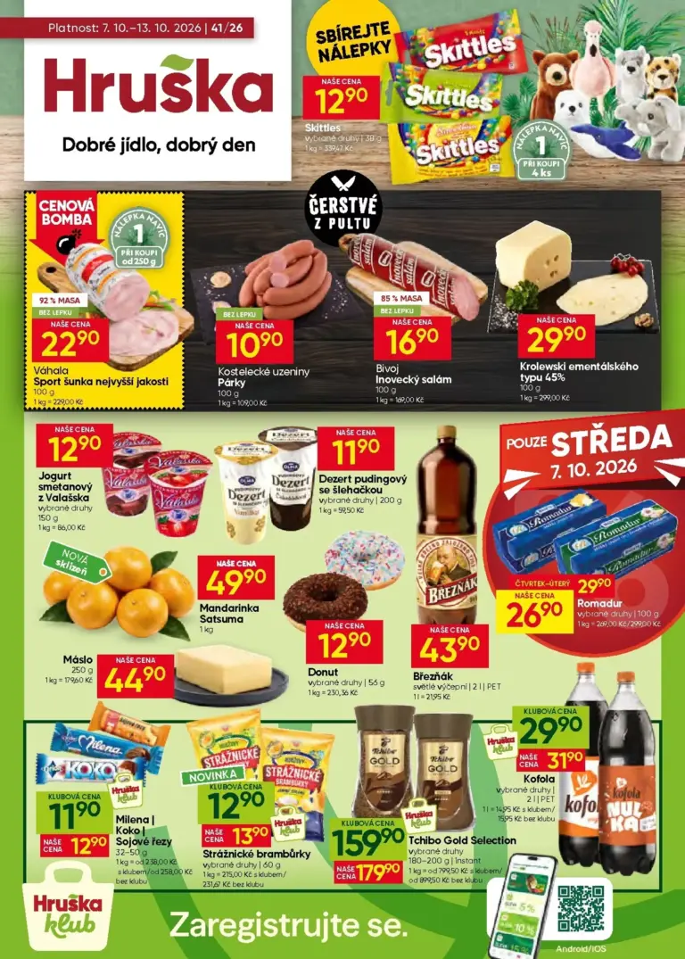 Hruška leták od 07.10.2026