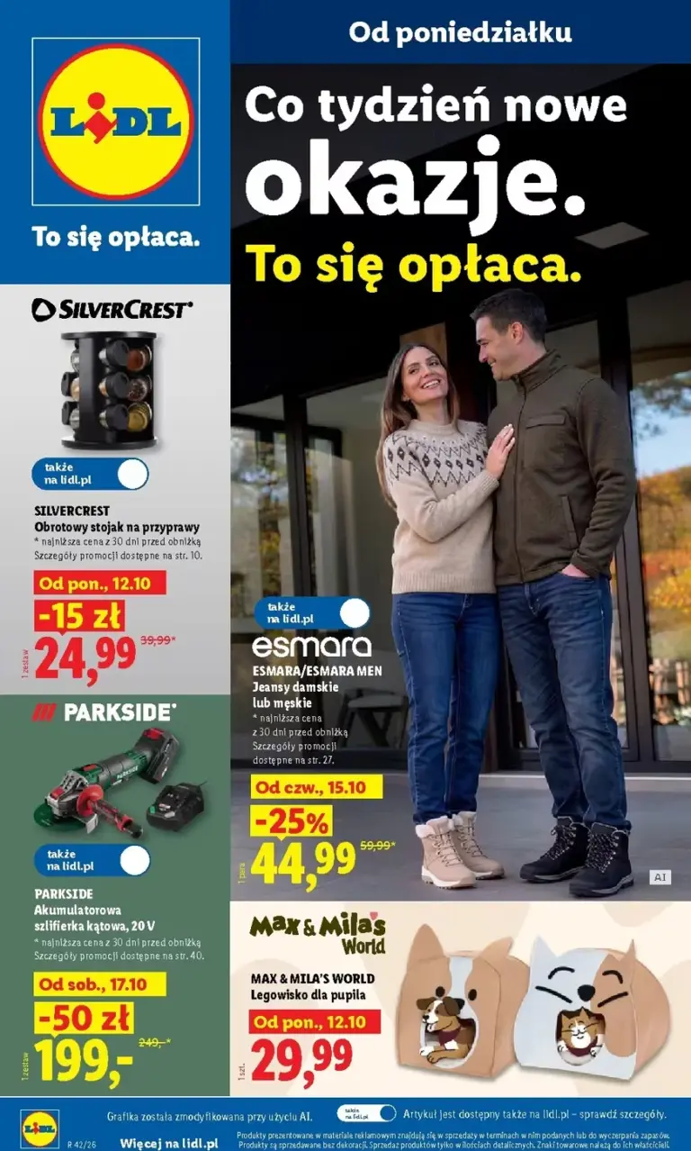 Lidl Polsko leták od 12.10.2026