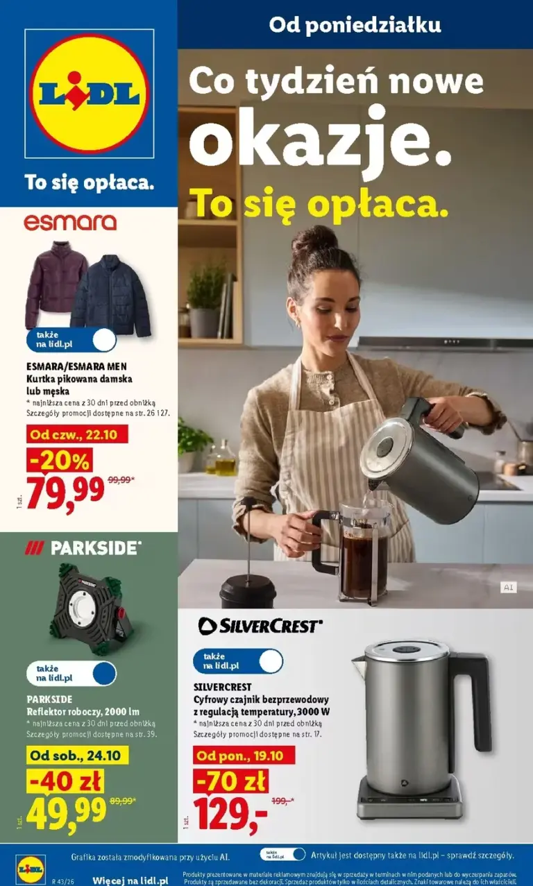 Lidl Polsko leták od 19.10.2026